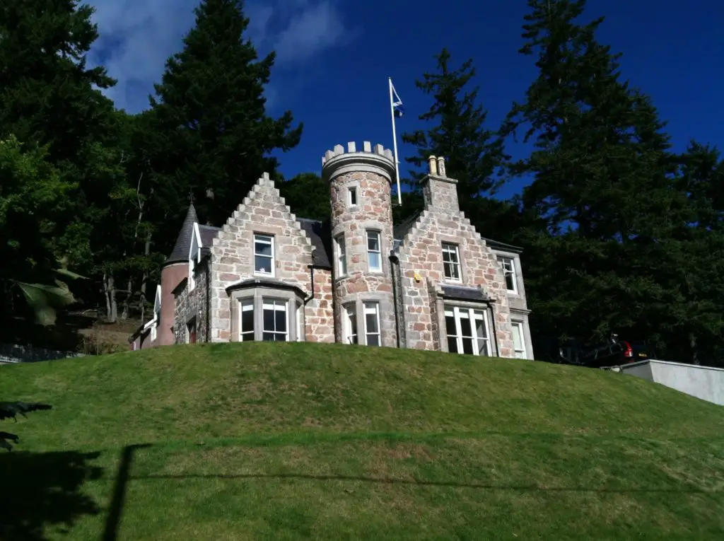 Small castle in Ballater, Scotland