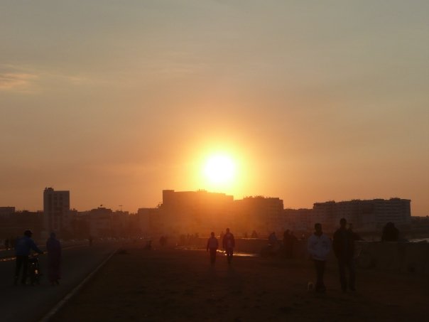 Sunset Casablanca Morocco