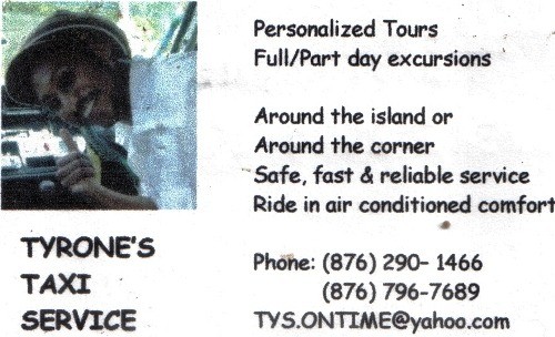 taxi Negril Jamaica