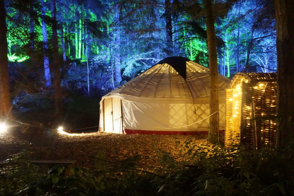 Storytelling yurt Enchanted Forest 2016