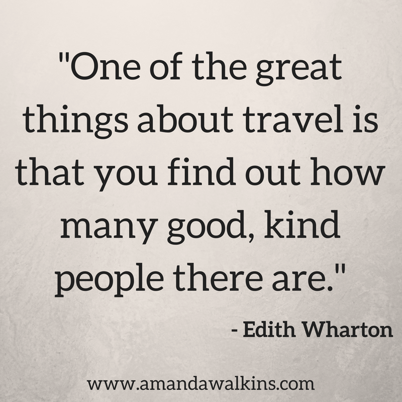 Edith Wharton quote on travel