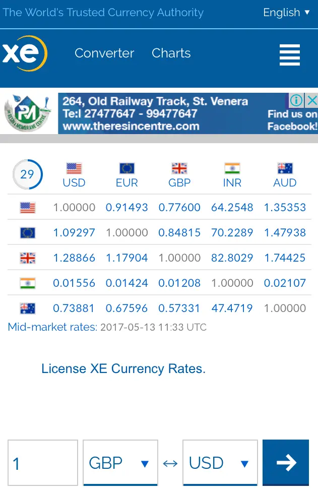 online currency converter