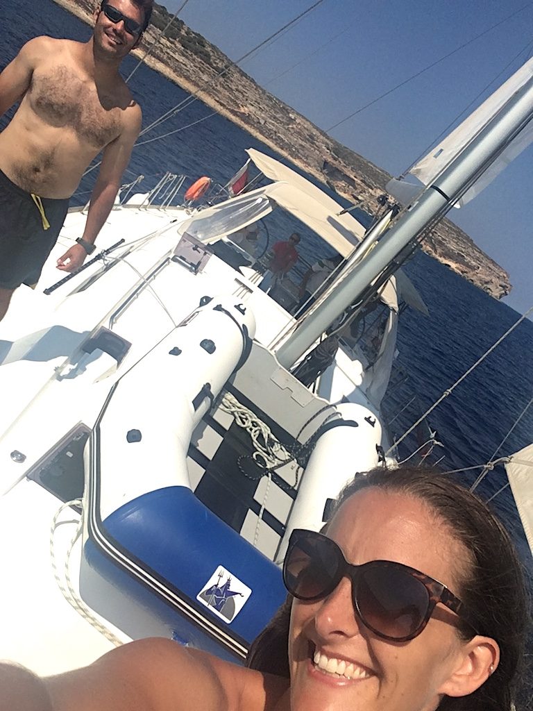 Expats charter a sailboat in Malta