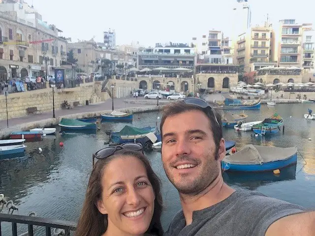 Expats in Malta Amanda Walkins and Jonathan Clarkin