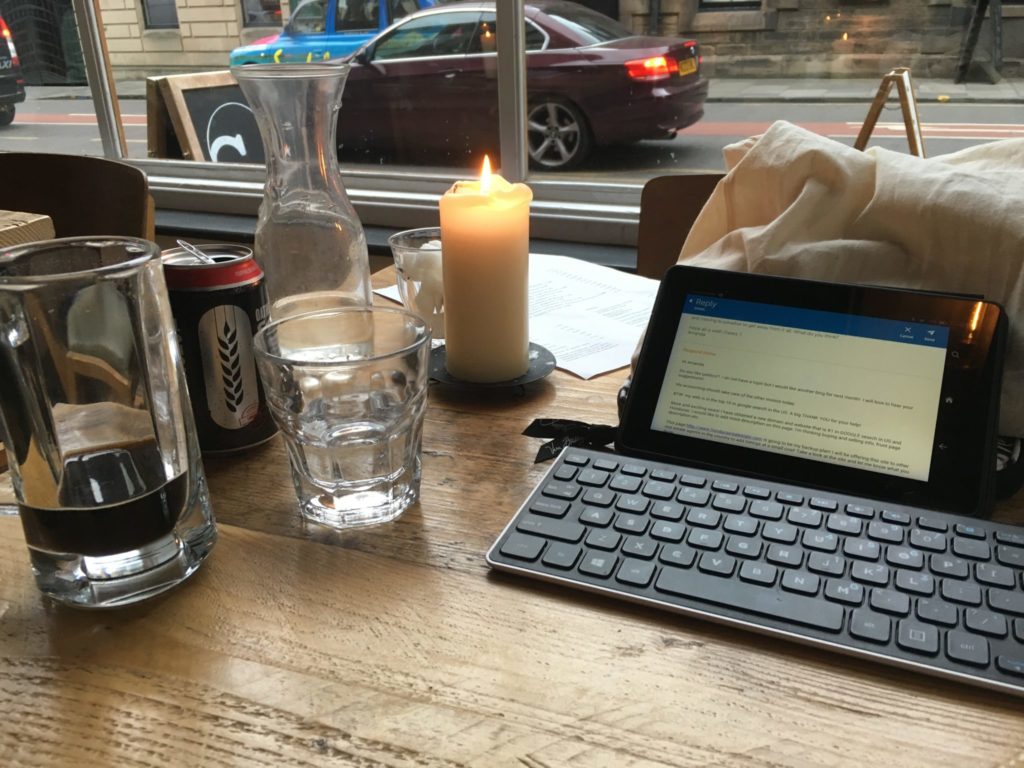Working remotely means you can work from anywhere