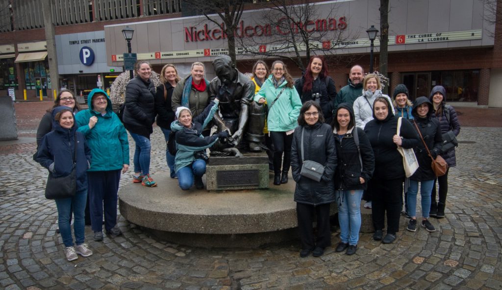 WITS travel conference historical walking tour of Portland Maine