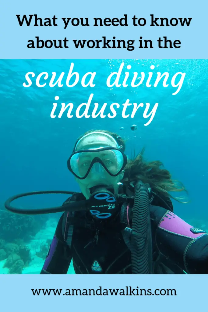Amanda Walkins scuba diving selfie