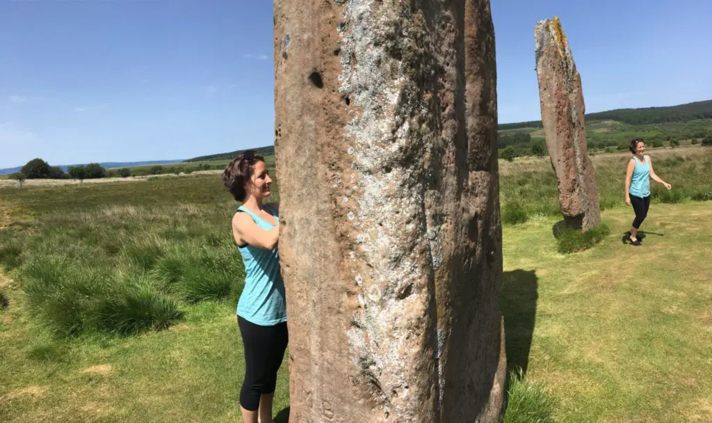 Amanda Walkins standing stones at Machrie Moor time travel