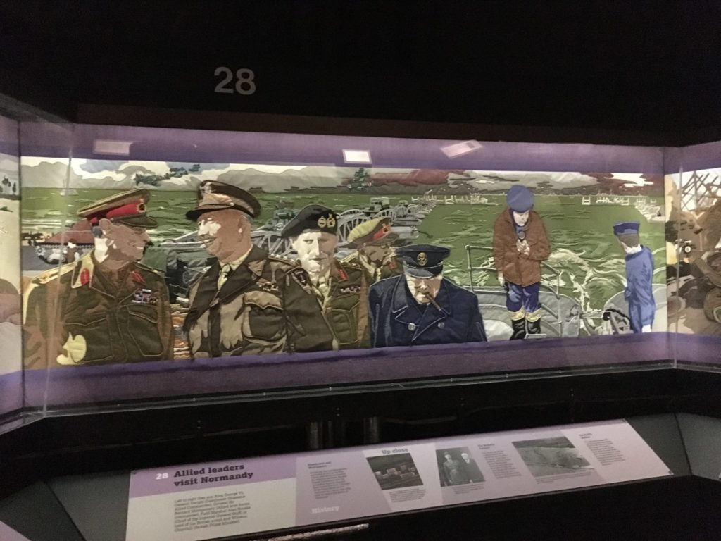 Overlord Embroidery in the D-Day Story Museum in Portsmouth