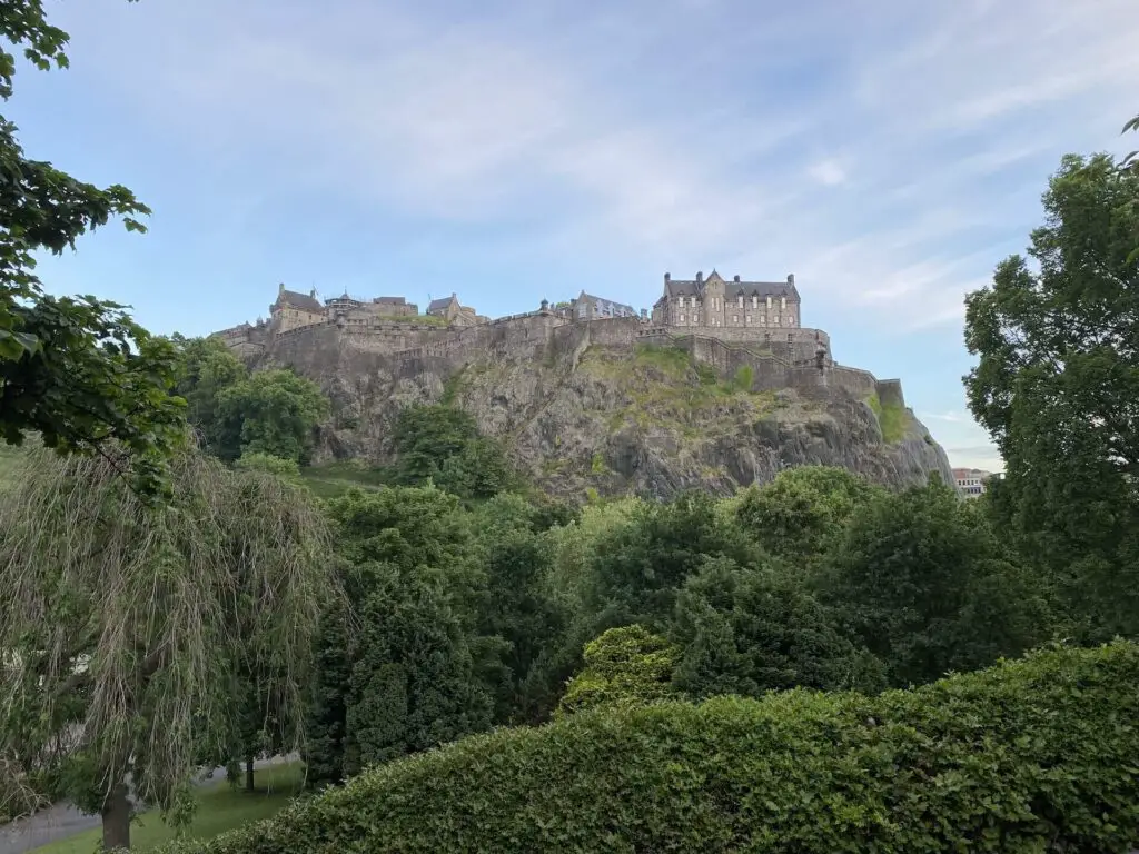 Edinburgh Castle from Princes Street