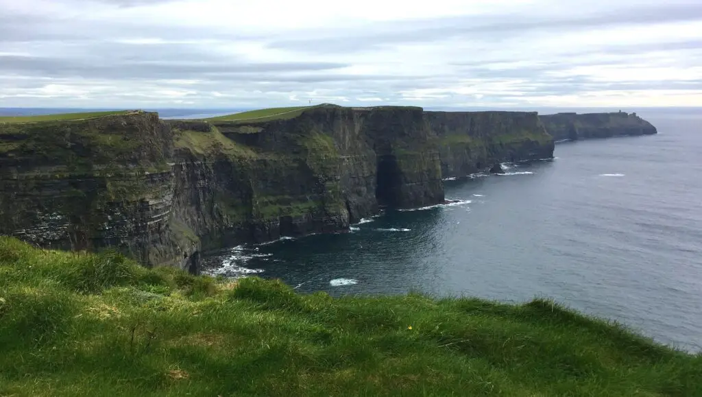 View of the Cliffs of Moher in Ireland